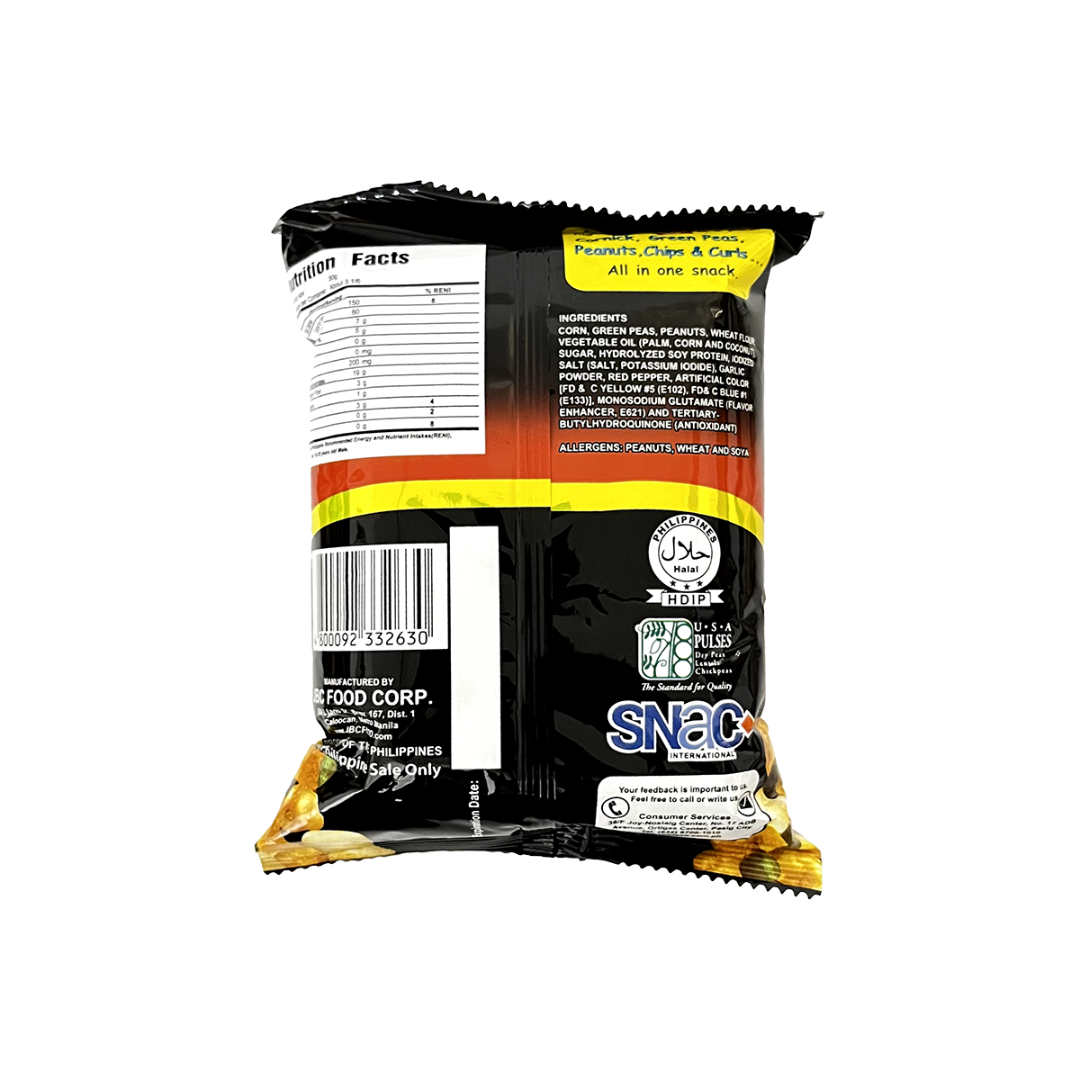 آجیل هندی دینگ دونگ طعم تند و شیرین - Ding Dong Snack Mix Sweet & Spicy ۱۰۰ گرمی - Image 2