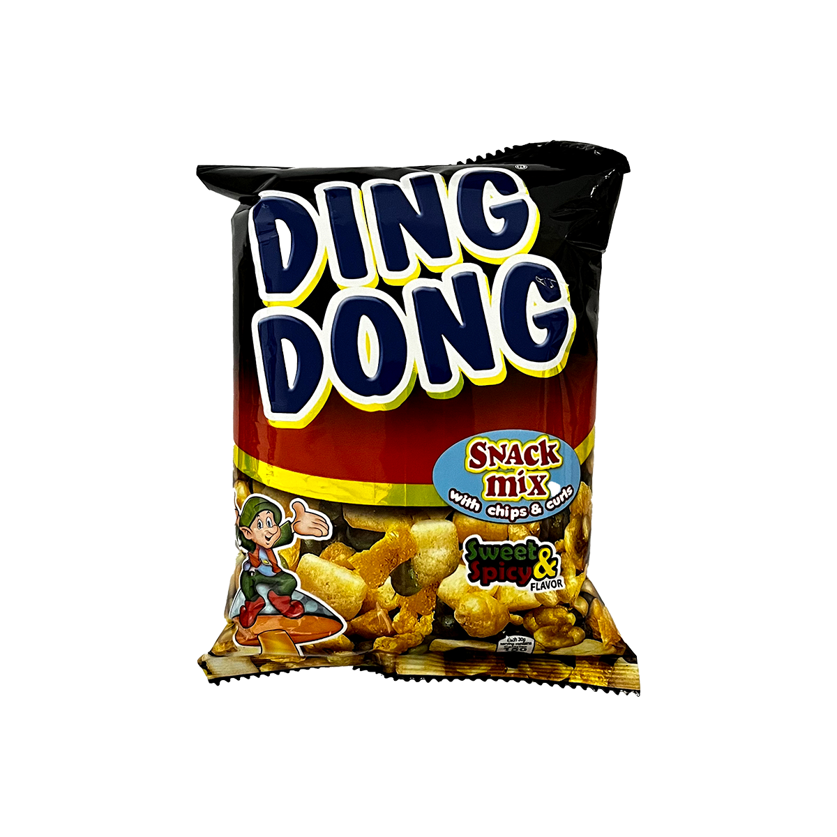 آجیل هندی دینگ دونگ طعم تند و شیرین - Ding Dong Snack Mix Sweet & Spicy ۱۰۰ گرمی